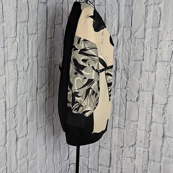 BONNIE & BILL II BY HOLLY Appliqued, Sequined, Beaded Patchwork Blouse‎ Large - Picture 6 of 9